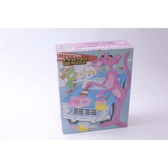 Complete vintage Pink Panther, Jigsaw Puzzle, Golden, 99 Pieces, 4603-40, Fine - Picture 1 of 2